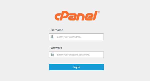 Acessando Cpanel